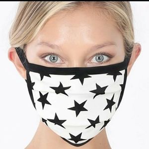 Star Print Face mask